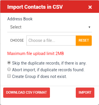 Import Contacts